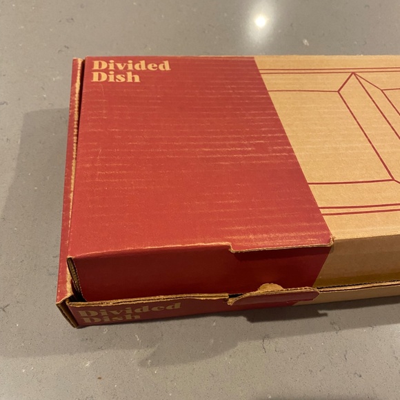 Longaberger pottery serving divided dish - NIB - Picture 4 of 7